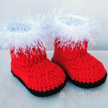 Toddler Santa Booties