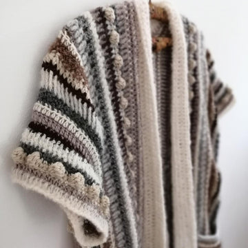 Lockdown Cardigan Aran UK Terms