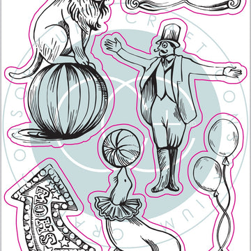 Craft Consortium A5 Clear Stamps - The Circus