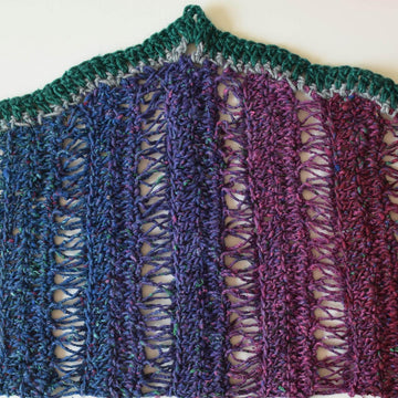 Peacock Stitch Shawlette