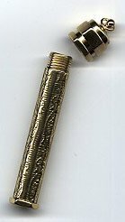 Sewandso Embossed Brass Needle Case