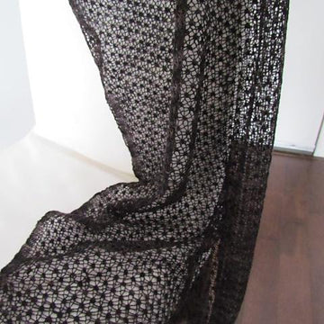 Pebbly Mesh Lace Wrap & Scarf