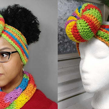 Top Knot Headband Ear Warmers