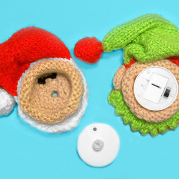 Light-Up Decorations Santa/Elf