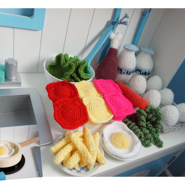 Crochet pattern food for your child's grocery store