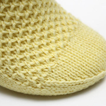 Lemon Sherbet Socks - Cuff Down (DK)