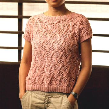Lace&Cable Top