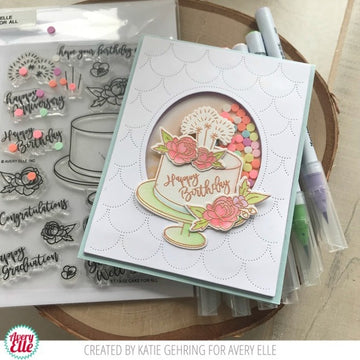 Avery Elle Clear Stamp Set 4"X6" - Cake For All