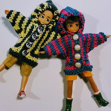 Small Doll wears Bumblebee