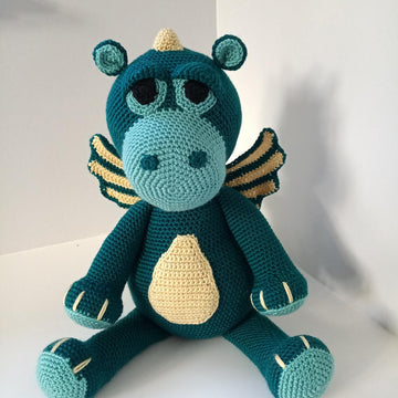 Crochet Amigurumi Snuff the Baby Dragon