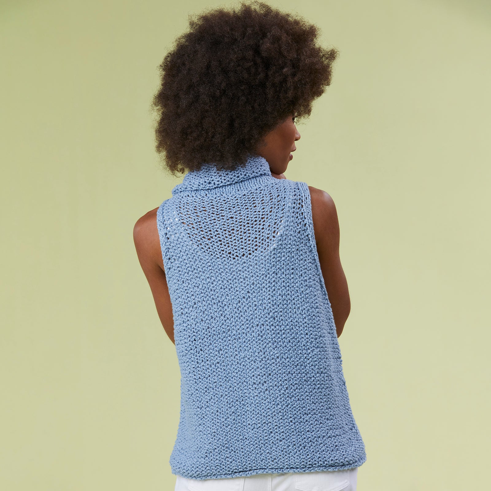 Greenport Tank - Slipover Knitting Pattern for Women in Tahki Yarns Hatteras by Tahki Yarns