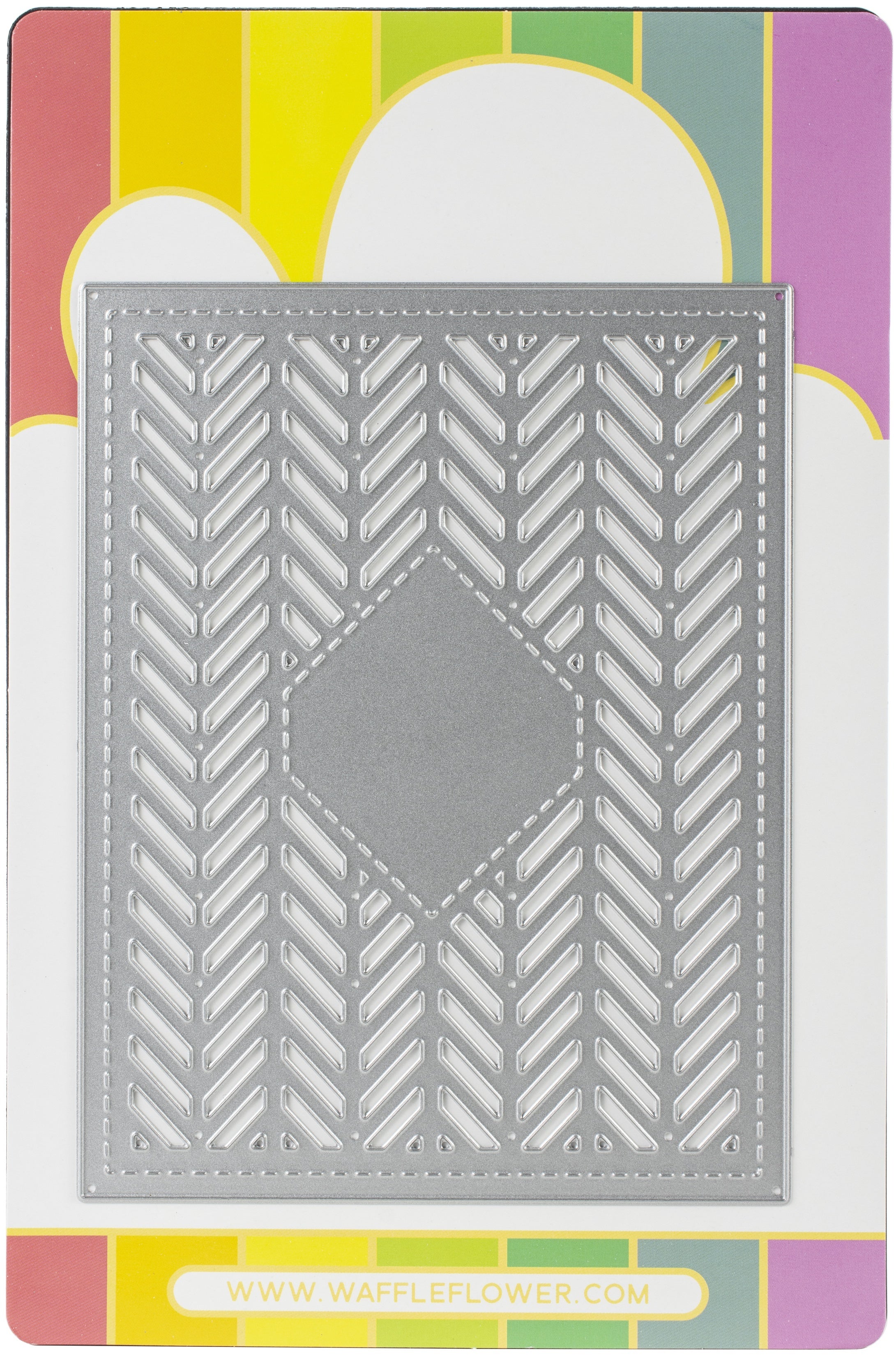 Waffle Flower Crafts Waffle Flower Die - Herringbone Panel
