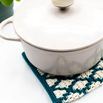 Mosaic Crochet Hot Pad