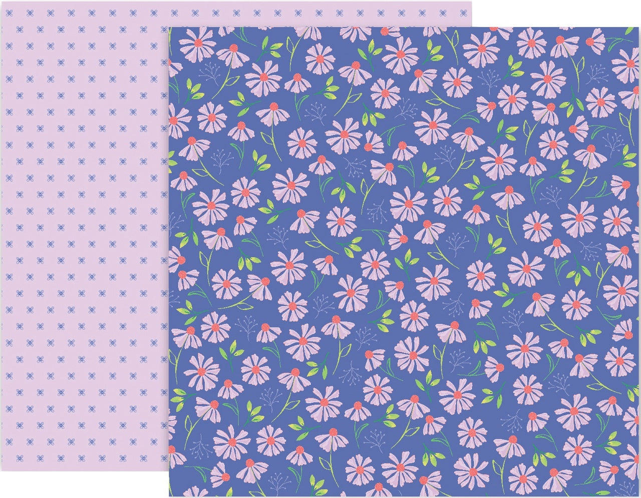 American Crafts Paige Evans Bloom Street Double-Sided Cardstock 12"X12" 25/Pkg - #15