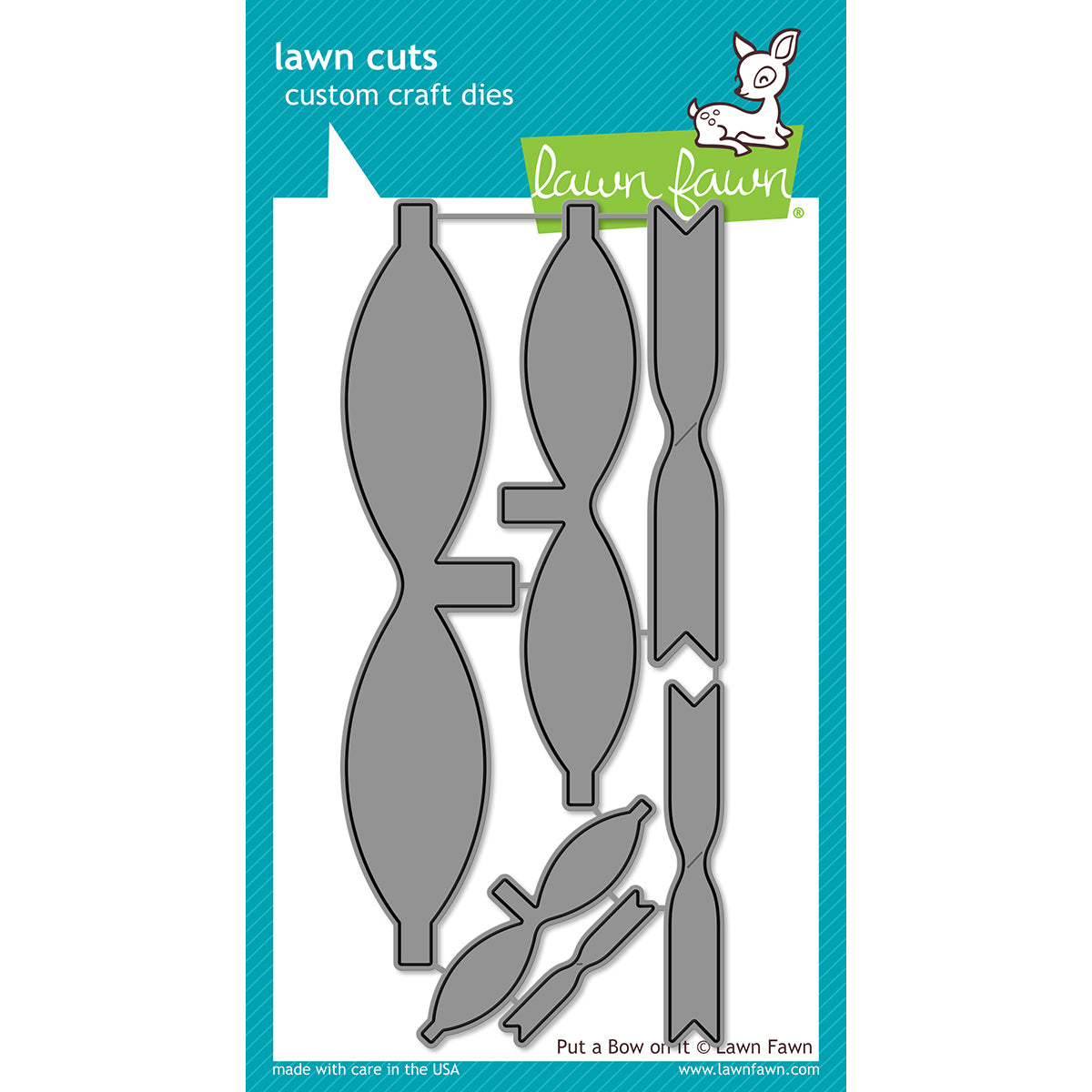 Lawn Fawn Lawn Cuts Custom Craft Die - Put A Bow On It