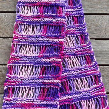 Nerida - 8ply drop loop scarf