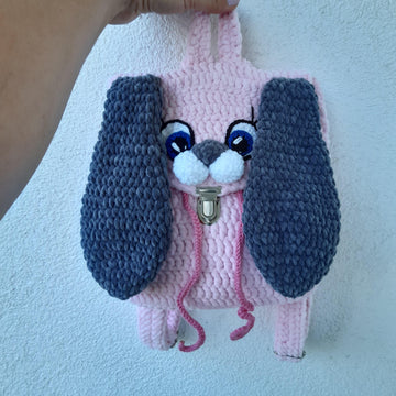 Crochet pattern bunny backpack