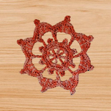 A crochet round motif - coaster pdf pattern
