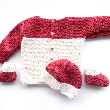Strawberry Seed Baby Booties