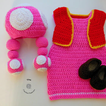 Toadette Baby Costume