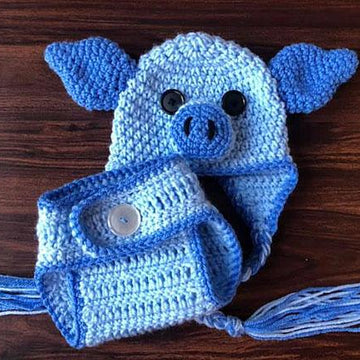 Beau The Piggy Hat Diaper cover