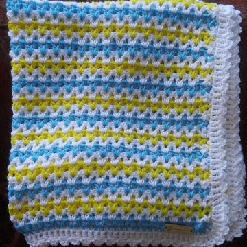 Seattle Stripes Baby Blanket
