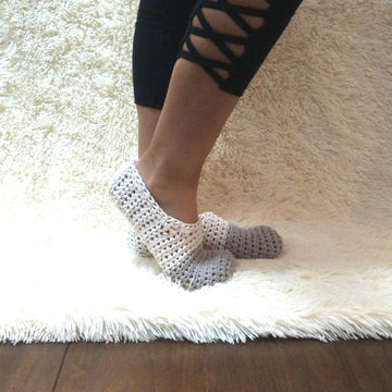 Starry Night Slippers - T-Shirt Yarn