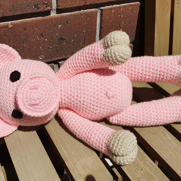 Crochet Pig Soft Toy