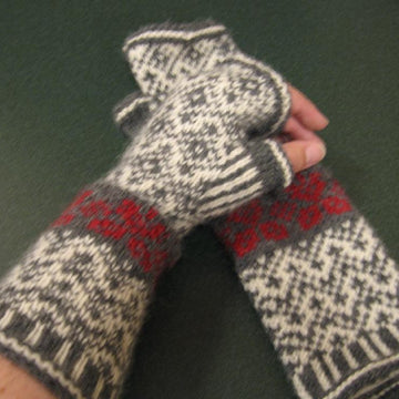 The Romance of Fair Isle, Fingerless Gloves