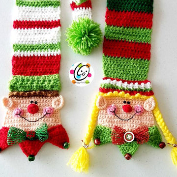 Long Tail Snappy Elf Scarf