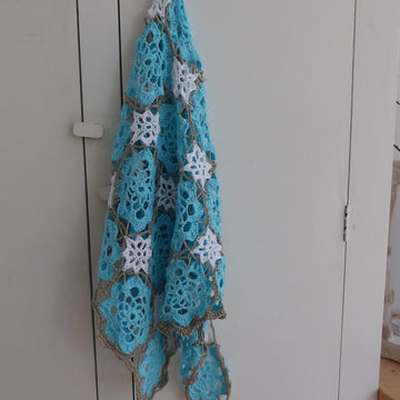 Shawl blue lagoon