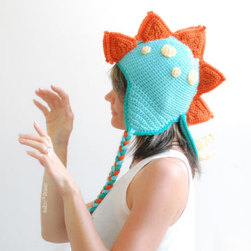 Spiky the Stegosaurus Dinosaur Hat