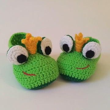 Newborn shoes Frog