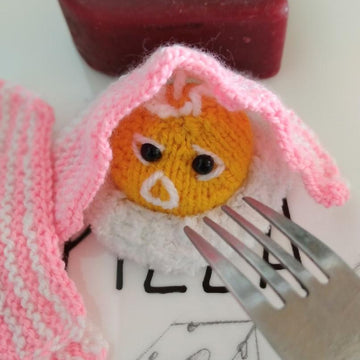 Gudetama with bacon