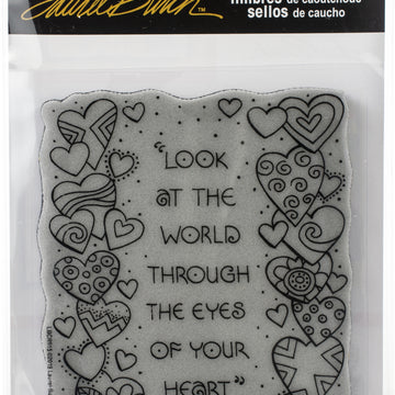 Stampendous Laurel Burch Cling Stamp - Heart View