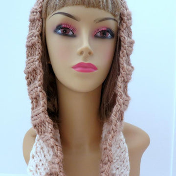 Snowfall Winter Hat with 2 Different Bands and 6 Different Styles