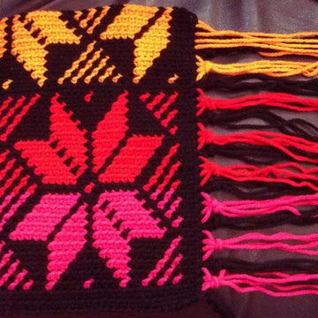 It Takes All Colors Snowflakes Afghan