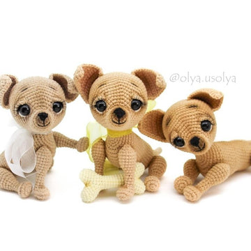 Chi-Chi the Puppy pattern (25 pages + 70 photos, PDF) (dog)