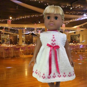 Days of the Week Dresses, Book 1 - Knitting Patterns fit American Girl and other 18-Inch Dolls
