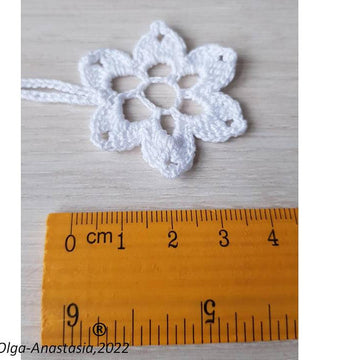 Crochet snowflake 14