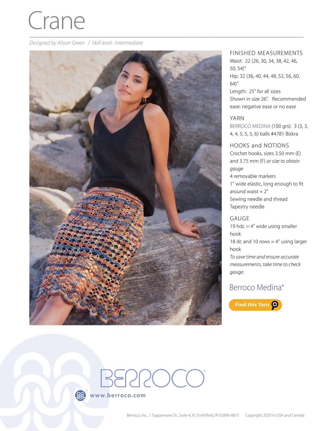 Berroco Crane PDF