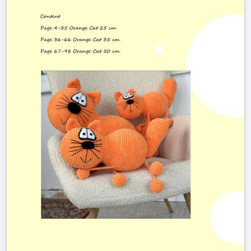 Orange Cat TI Cat Ti 3 sizes