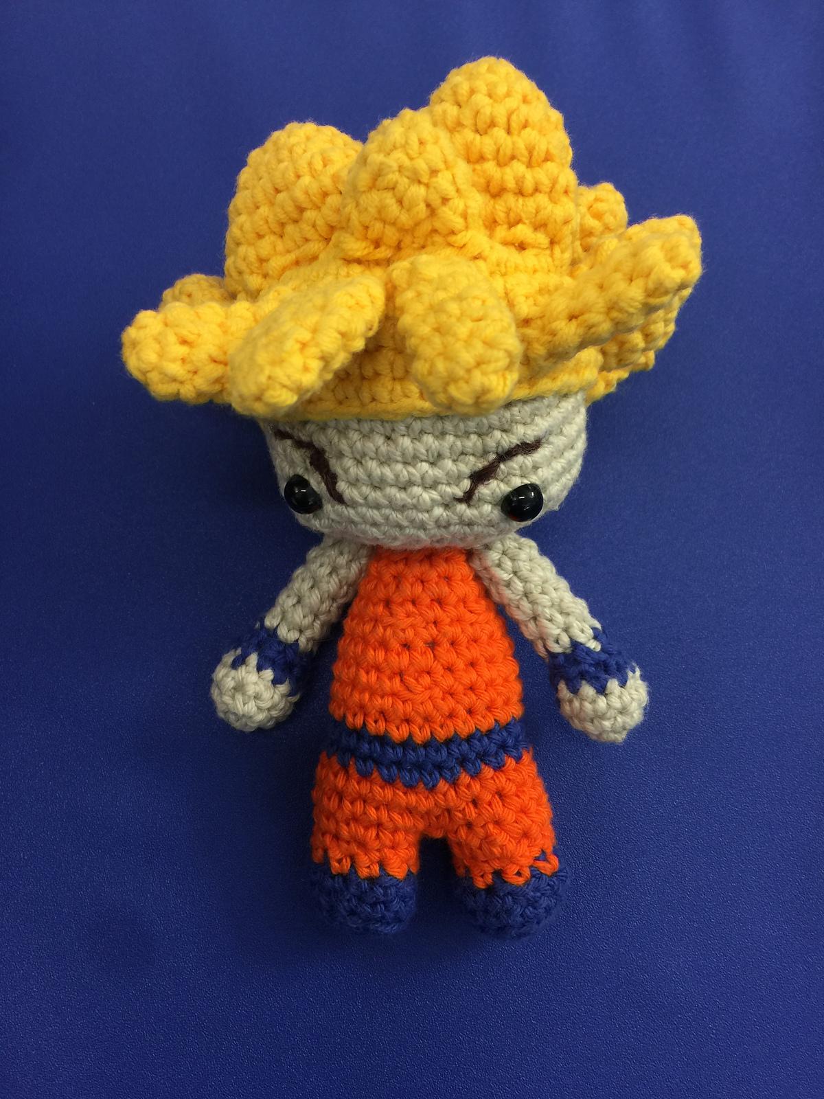 Amigurumi Anime Saiyan Doll