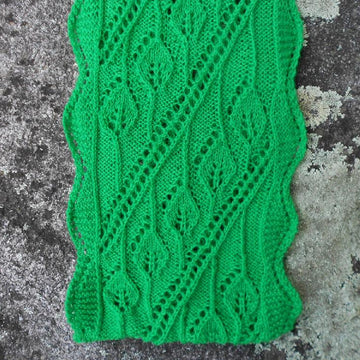 Leaning Leaf Infinity Scarf