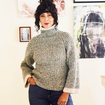 Peltier Pullover in Berroco Stratto