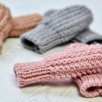 Zeke Simple Baby Mitts