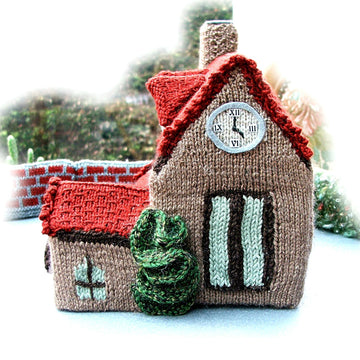 Village School toy knitting pattern
