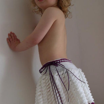 Skirt with Ribbon Detail at Waistband