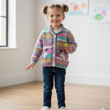 Child's Unicorn Cardigan