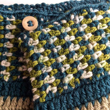 Perpendicular Stripes Cowl